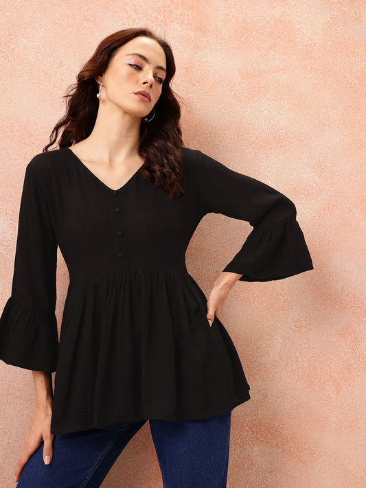 Black regular top