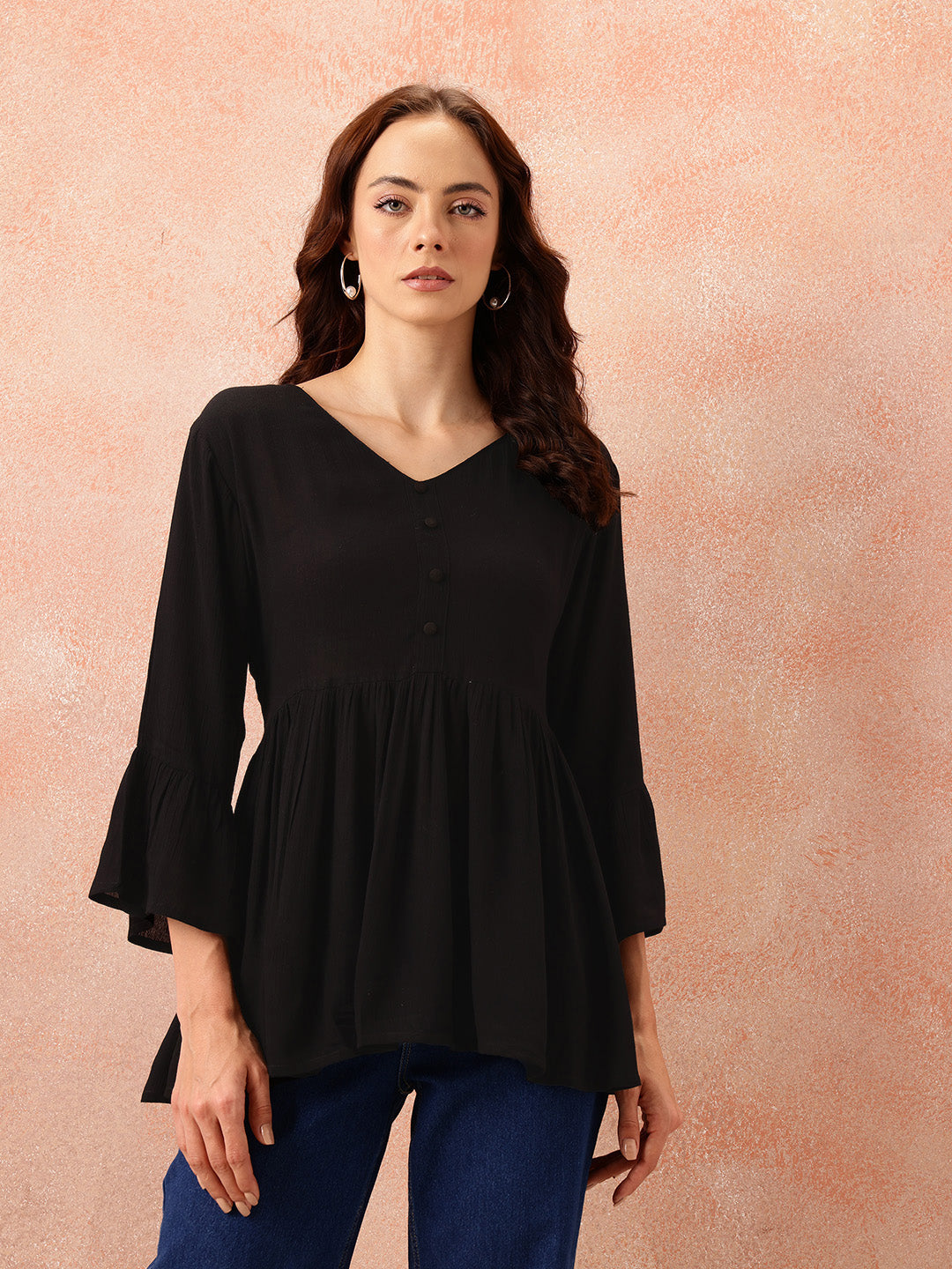 Black regular top